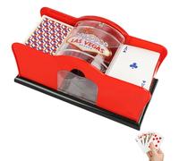 Manivela de barajador de Cartas, baraja de Cartas 2,Máquina barajadora de de Cerdo - Mezclador de para Blackjack Poker 2 Barajas de Gratis Mezclador de Manual fácil de Usar