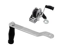 Manivela de cabrestante de metal Aramox, accesorio de repuesto de agarre cómodo para remolque de barco marino