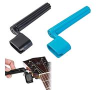 Manivela De Cuerda,Nrollador Cuerdas Guitarra,Kit Guitarra Electrica,Bobinador De Guitarra,Para Cambios De Cuerdas Más Rápidos En Guitarras Occidentales,Clásicas Y Eléctricas,2pc,Azul,Negro,Kiuiom