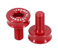 Manivela de eje de pedalier para bicicleta y bicicleta con pernos M8 de 8 mm, aleación de aluminio resistente al agua y al polvo (azul)