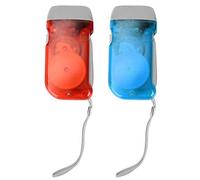 Manivela de Mano Antorcha LED, Linterna Mini LED Port¨¢Til y luz Nocturna Multicolor L¨¢mpara de Mano de Emergencia para Exteriores[Rojo