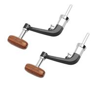 Manivela de Metal Plegable 2 Unidades para Carrete de Pesca Tamaño L