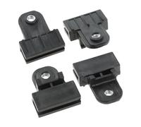 Manivela Elevalunas 4 Piezas Soporte Cristal Negro para Ventana Coche, Base Universal para Hyundai para Elantra, Soporte para Ventana Automotriz para Coche De 48,5x40mm Manija Elevalunas