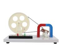 Manivela generadora de manivela de laboratorio de física A-C y D-C para experimentos de electricidad de escuela media y preparatoria