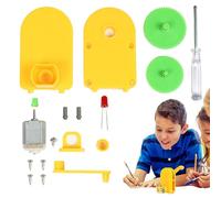 Manivela - Modelo 8 Centímetros, Kit Pedagógico Interactivo, Generador De Electricidad Manual | Herramientas Educativas de Cumpleaños Niños Niñas Ocio Laboratorios Clubes Demonstratio