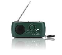 Manivela Solar Radio Am/FM, Bluetooth portátil LED Linterna MP3 Audio Reproductor de música con Linterna para Exteriores