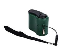 Manivela USB Cargador de teléfono Salida de 5V Generador de emergencia portátil con luz LED para acampar al aire libre, senderismo y uso doméstico