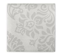 Mank Airlaid - Servilletas desechables Rex, 40 x 40 cm, 50 unidades, similares a la tela, suaves y resistentes al desgarro, extraabsorbentes, adornos de boda en colores de moda (gris plateado)