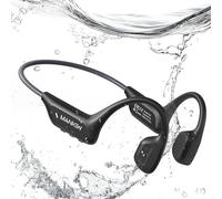 MANKIW Auriculares conducción ósea, audífonos osea IP68 con Bluetooth 6.0, Auriculares Natacion para Nadar, Hacer Ejercicio, Correr, Conducir o Hacer Senderismo