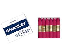 Cera Blanda MANLEY Caja x12 Unicolor Color Violeta Natural