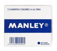 Manley ceras 60mm azul celeste (17) estuche de 12