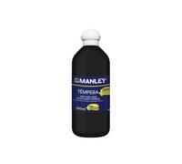 MANLEY Témpera Preparada Botella De 500Ml Negro