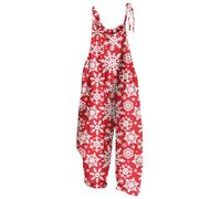 MaNMaNing Mono de mujer elegante y festivo para mujer, mono de una pieza, elegante y formal, rojo, L