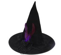 MaNMaNing Sombrero de bruja de Halloween con sombrero de verano mágico y para celebrar para hombre, sombrero de sol para hombre, sombreros de sol para mujer, sombrero UV, sombrero de vaquero, sombrero
