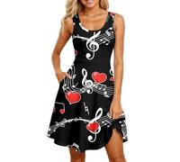 MaNMaNing Vestido de verano para mujer, vestido largo, vestidos de verano para invitadas de boda, vestido de verano, vestidos de algodón para invitados de boda, vestidos largos de primavera, Negro