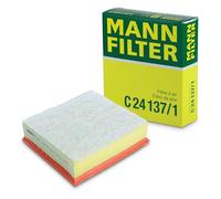 MANN-FILTER, C 24 137/1 Filtro de aire | Para Turismos, Aire limpio, Material filtrante resistente, Ajuste perfecto, Calidad original OE