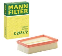 MANN-FILTER C 2433/2 Filtro de aire para RENAULT Koleos I (HY)