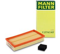 MANN-FILTER C 2774/3 KIT Filtro de aire - para Automóviles + Vehículos de transporte