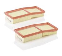 MANN-FILTER, C 2861-2 Filtro de aire | Para Turismos, Aire limpio, Material filtrante resistente, Ajuste perfecto, Calidad original OE