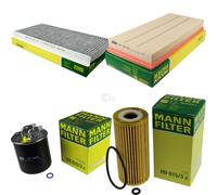 MANN-FILTER Conjunto de filtro paquete inspección para Mercedes-Benz clase A B