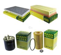 MANN-FILTER Conjunto de filtro paquete inspección para Mercedes Benz Clase C