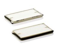 MANN-FILTER CU 22 002-2 Filtro de aire de cabina (set de 2) - para Automóviles + Vehículos de transporte
