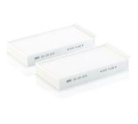 MANN-FILTER CU 23 015-2 Filtro de aire de cabina (set de 2) - para Automóviles + Vehículos de transporte