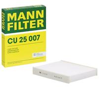 MANN-FILTER, CU 25 007 Filtro de aire de cabina | Para Turismos, Filtración polvo y polen, Mejor calidad del aire, Protección aire interior, Calidad original OE