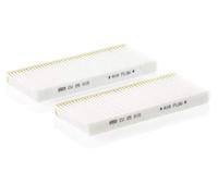 MANN-FILTER CU 25 010-2 Filtro de aire de cabina (set de 2) - para Automóviles + Vehículos de transporte