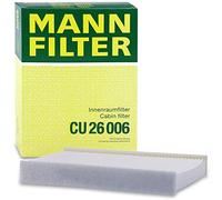 MANN-FILTER Filtro, aire habitÃ¡culo para SEAT: Mii & VOLKSWAGEN: UP & SKODA: Citigo (Ref: CU 26 006)