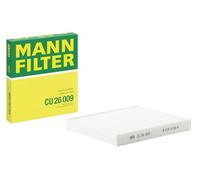 MANN-FILTER CU 26 009 Filtro de aire de cabina - para Automóviles + Vehículos de transporte