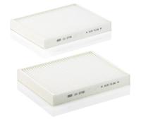 MANN-FILTER CU 2736-2 Filtro de aire de cabina (set de 2) - para Automóviles + Vehículos de transporte