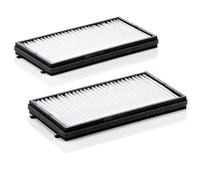 MANN-FILTER CU 3124-2 Filtro de aire de cabina (set de 2) - para Automóviles + Vehículos de transporte