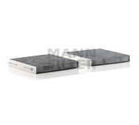 MANN-FILTER CUK 19 004 Filtro de aire de cabina - Filtro de Polen con Carbón activado - para Automóviles + Vehículos de transporte