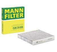 MANN-FILTER CUK 20 006 Filtro de aire de cabina - Filtro de Polen con Carbón activado - para Automóviles + Vehículos de transporte