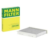 MANN-FILTER CUK 2040 Filtro de aire de cabina - Filtro de Polen con Carbón activado - para Automóviles + Vehículos de transporte