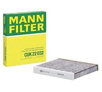 MANN-FILTER CUK 22 032 Filtro de aire de cabina - Filtro de Polen con Carbón activado - para Automóviles + Vehículos de transporte