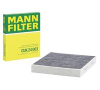 MANN-FILTER CUK 24 003 Filtro de aire de cabina - Filtro de Polen con Carbón activado - para Automóviles + Vehículos de transporte
