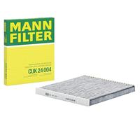 MANN-FILTER CUK 24 004 Filtro de aire de cabina - Filtro de Polen con Carbón activado - para Automóviles + Vehículos de transporte