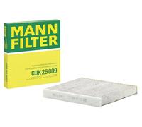 MANN-FILTER CUK 26 009 Filtro de aire de cabina - Filtro de Polen con Carbón activado - para Automóviles + Vehículos de transporte