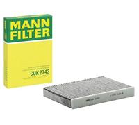 MANN-FILTER Filtro de habitáculo CUK 2743 - Filtro de polen con carbón activado