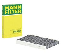 MANN-FILTER Filtro, aire habitÃ¡culo para CITROÃN: C4, C3, C4 Picasso, C2, C3 Picasso, DS4, C3 Pluriel & PEUGEOT: 307, 308, 1007, RCZ (Ref: CUK 2940)