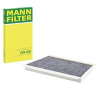 MANN-FILTER CUK 3461 Filtro de aire de cabina - Filtro de Polen con Carbón activado - para Automóviles + Vehículos de transporte