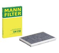 MANN-FILTER CUK 3780 Filtro de aire de cabina - Filtro de Polen con Carbón activado - para Automóviles + Vehículos de transporte