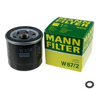 MANN-FILTER Filtro De Aceite Con Junta Para Daihatsu Cuore VII 1.0