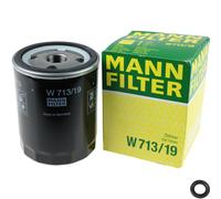 MANN-FILTER Filtro De Aceite Con Junta Para Ford Mondeo I Turnier 1.8 TD Fiesta