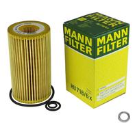 MANN-FILTER Filtro de Aceite Con Junta para Honda Cr-V II 2.2 Ctdi Accord VII