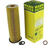 MANN-FILTER Filtro De Aceite Con Junta Para Mercedes-Benz Clase C W203 W204 SLK