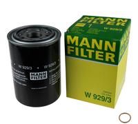 MANN-FILTER Filtro De Aceite Con Junta Para Opel Omega A 3.6 24V