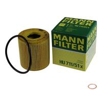 MANN-FILTER Filtro De Aceite Con Junta Para Peugeot 207 CC 1.6 16V 1.4 MINI Mini
